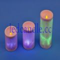 This is LED electronic candle lights, it is very likely to real candle, but it use LED as lights source;